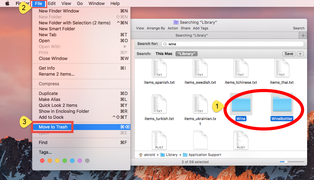 Delete Wine And Winebottler For Mac